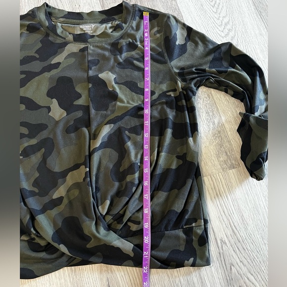 Old Navy Relaxed Breathe Twist-Hem Cropped Top for Women L - Picture 5 of 6